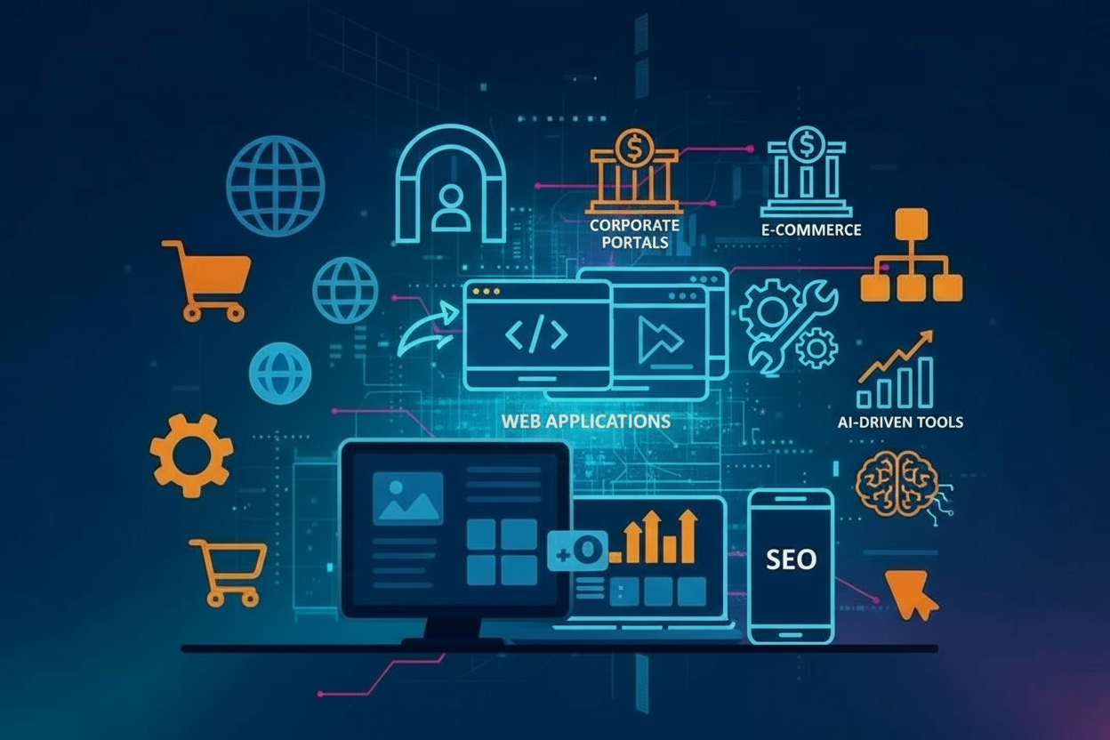 Designers reviewing responsive website layouts